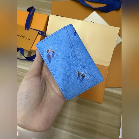 Louis Vuitton Pocket Organizer Blue